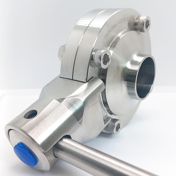 Затвор дисковый под сварку нержавеющий — изображение 2